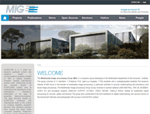 Tablet Screenshot of image.eurecom.fr