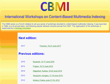 Tablet Screenshot of cbmi.eurecom.fr
