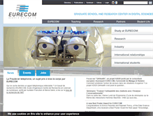 Tablet Screenshot of eurecom.fr